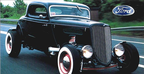 1934 ford coupe custom - custom, hot