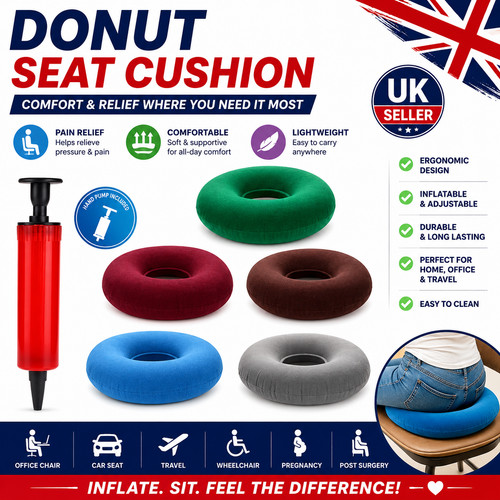 Donut rubber ring cushion - donut,