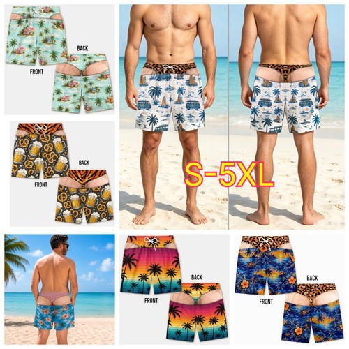 5xl funny beach - s-5xl, shorts,
