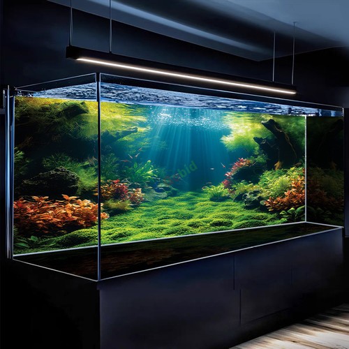 Aquarium background sticker - aquarium,