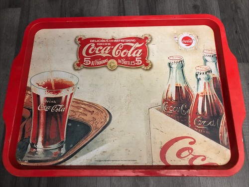 Coca cola tin tray pub - pub, bar