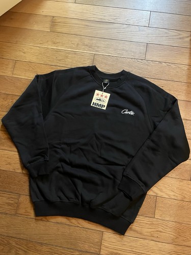 Corteiz black hmp jumper - corteiz,