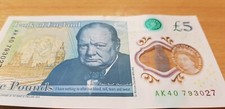 £5 Note AK40 793027