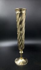 Stunning Brass Stem Vase With
