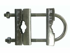 6" x 2" inch TRIPLE Mast Clamp