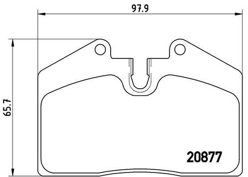 Brake pad set - pad, disc