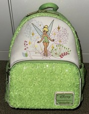 RARE Loungefly Tinker Bell Green Mini Backpack Brand New NO TAG with Tiny Defect
