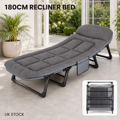180cm folding recliner - recliner, bed