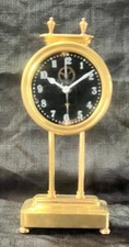 Antique gravity clock keyless mystery