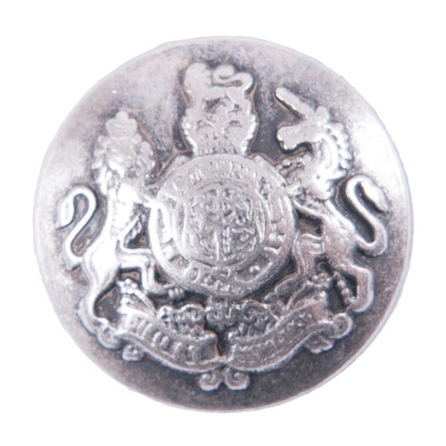 Round silver blazer buttons - round,
