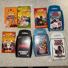 Bundle Of  8 sets of Top Trumps.