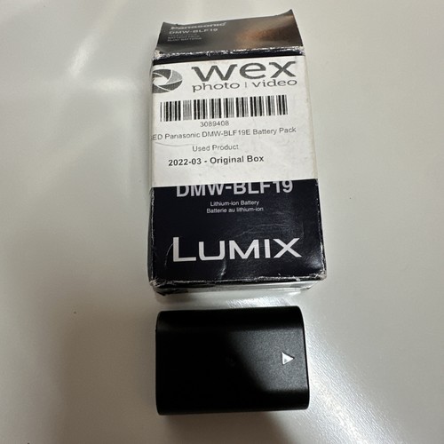 Genuine panasonic dmw - genuine, dmw-blf19e