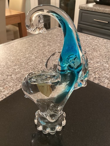 Murano blue and - blue, clear