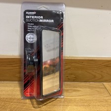 Rear View Interior Suction Mirror Black Perfect For A Learner Driver RV-30