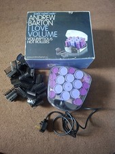 Andrew Barton I Love Volume Compact Heated Hair Rollers Set 3039ABAU with Clips