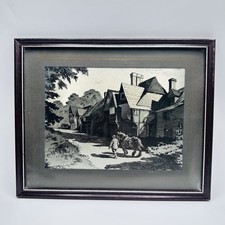 Vintage Framed Foil Art Print