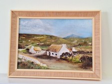 20th Century Irish Oil on Board, Landscape, Signed & Framed, H30xW40cm
