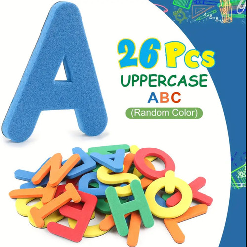 Magnetic alphabet uppercase - alphabet,