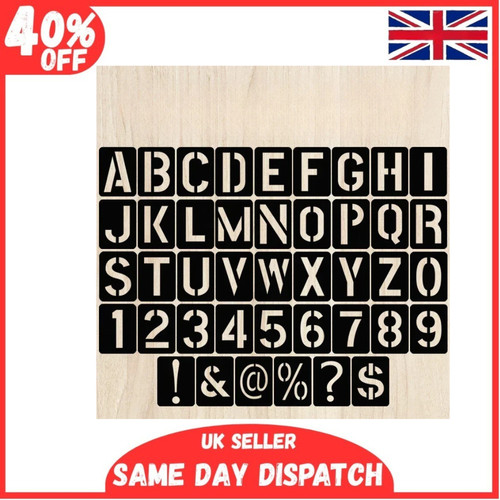 Pcs letter stencils large - letter,
