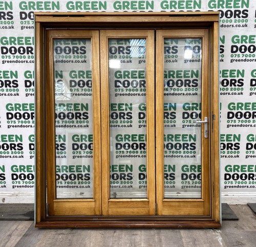 Solid oak bifolding - solid, doors