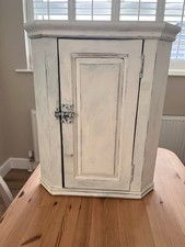 Corner Wall-Mounted Wooden Cabinet Storage Unit Cupboard Medicine Shelves