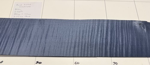 Blue ripple sycamore veneer - blue,