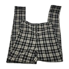 Zara black cream check - zara,