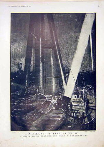 Original old vintage print - old,