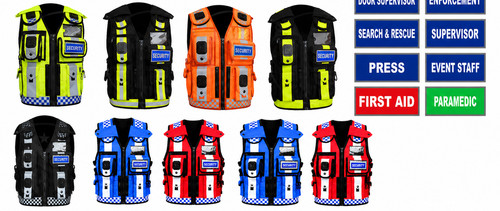 Hiviz security vest tactical - vest,