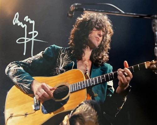 Jimmy page led zeppelin signed - zeppelin,