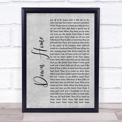 Down home rustic script - script, grey