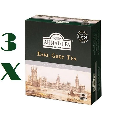 Ahmad earl grey tea - grey, bags