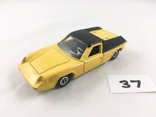 NICE VINTAGE DINKY 218 LOTUS EUROPA SPEED WHEELS YELLOW/BLACK DIECAST 1970-75