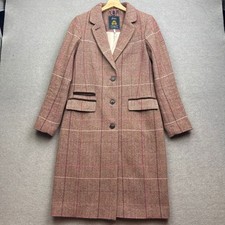 JOULES Coat UK 10 Tweed Wool