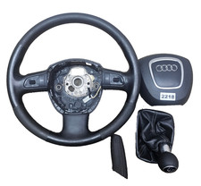 Audi A4 S line B6 B7 S4 DTM steering wheel gear knob  handbrake cover alcantara