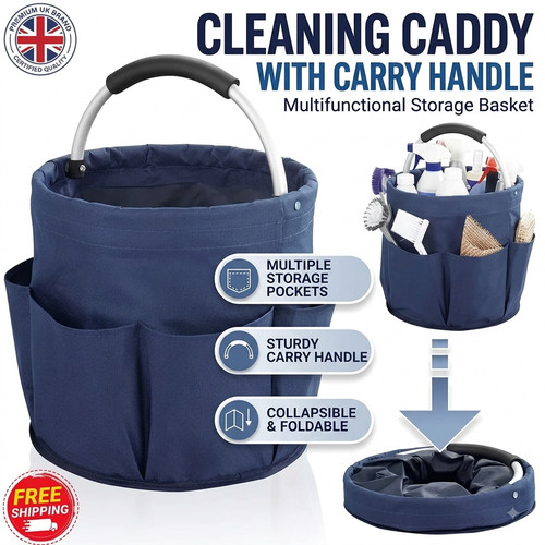 Cleaning caddy with handle - caddy,
