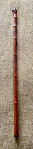 Oriental bamboo walking stick - bamboo,