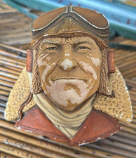 Rare Antique Bosson Aviator World War 1 Pilot Statue : $126 Free Postage