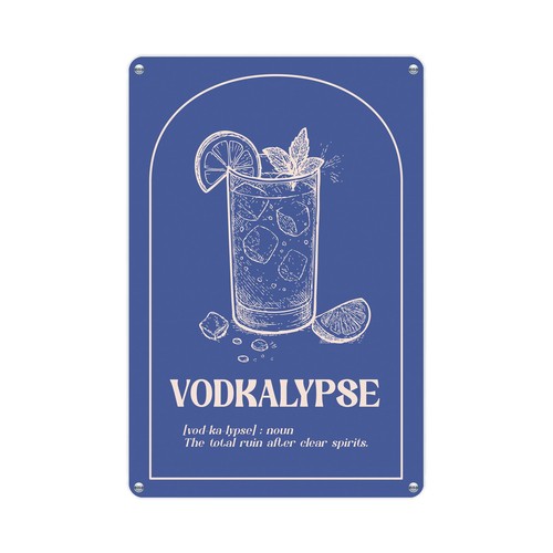 Vodkalypse bar sign novelty - sign,