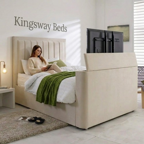 Wilton upholstered bed - tv,