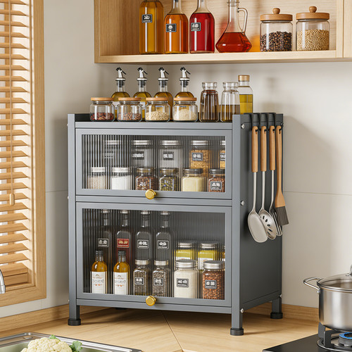 Tier kitchen storage cabinet - tier,