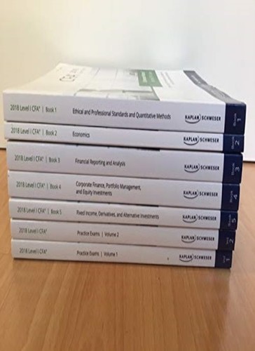 Schweser cfa level 2018 exam - schweser, 1
