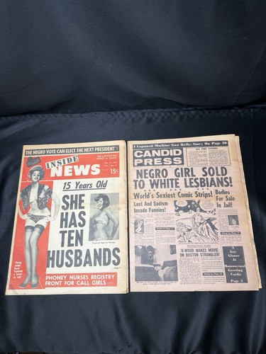 Vintage 1960s tabloid - vintage,