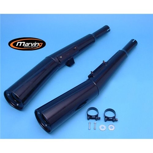 Pair exhaust muffler honda - muffler,
