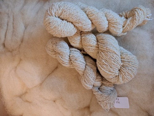 Southdown wool carded batts - wool,