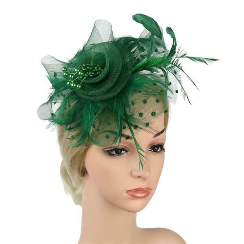 Feather hair fascinator alice - hair,