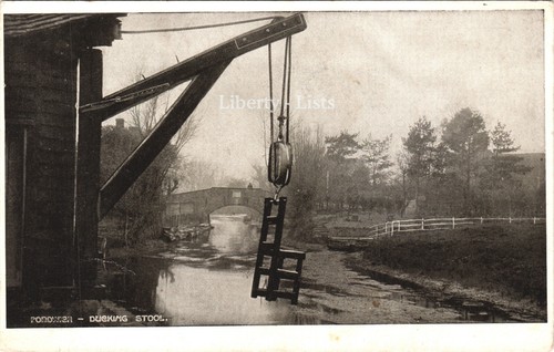 Fordwich ducking stool kent - ducking,