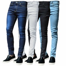 MENS SKINNY JEANS DENIM SUPER