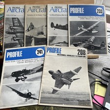 6 Aircraft Profile Books -