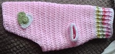 HAND KNITTED small DOG JUMPER